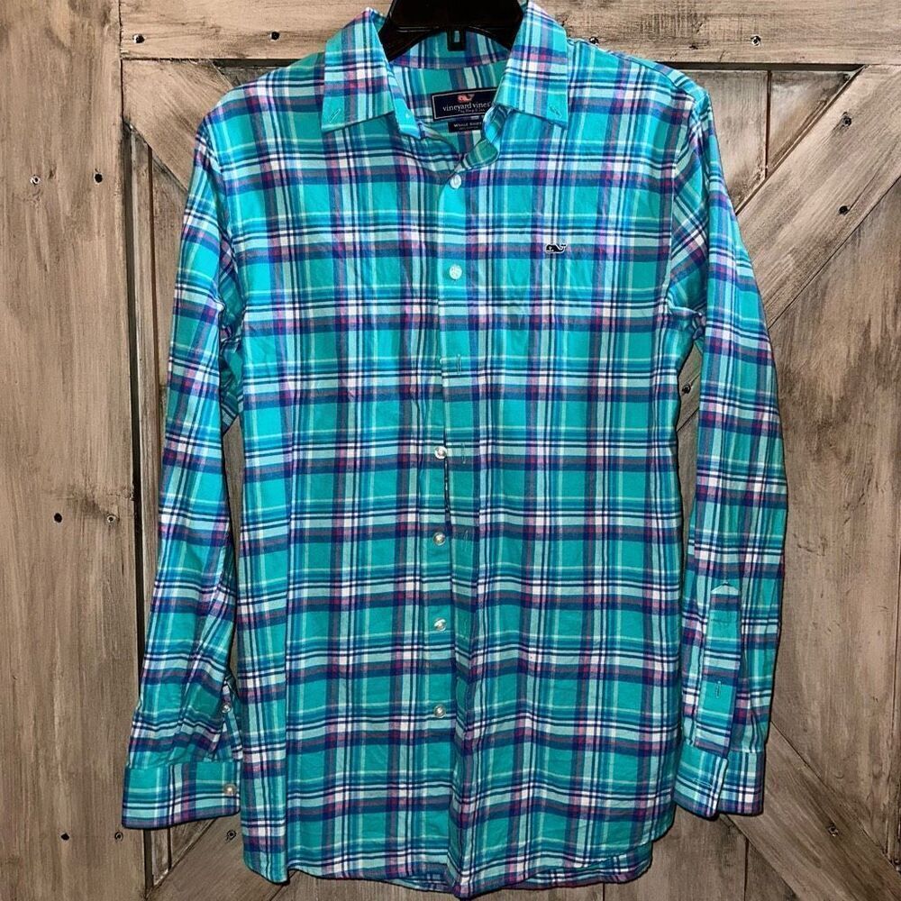 Vineyard Vines Plaid Button Shirt